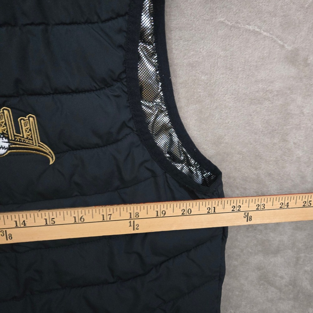 Columbia Puffer Vest Men Large Black Omni-Heat Sacramento Fan Gear Outdoors - Picture 9 of 11